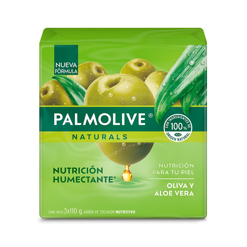 Palmolive® Naturals Sensación Humectante Oliva y Aloe Jabón en barra Palmolive® Naturals Sensación Humectante Oliva y Aloe Jabón en barra