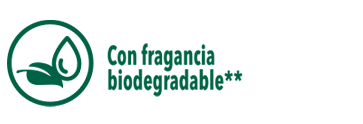 Con fragancia biodegradable Con fragancia biodegradable