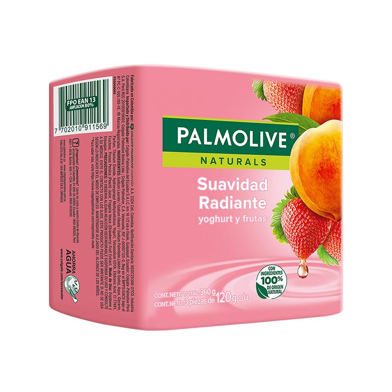 Palmolive® Naturals Suavidad Radiante Yoghurt y Frutas Jabón en barra Palmolive® Naturals Suavidad Radiante Yoghurt y Frutas Jabón en barra